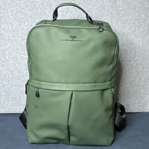Jack Abrahams Backpack Green Waterproof Laptop Travel Minimalist Daypack Tech